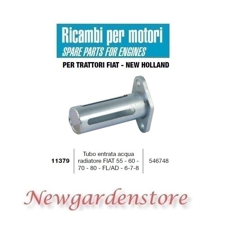 Tubo acqua radiatore 11379 trattore compatibile FIAT 55 60 70 80 6 7 8 546748