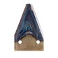 Narrow grooved section blade tooth for BCS, Bedogni, Bertolini, Casorzo and Sep motor mowers