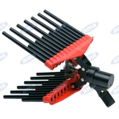 Pneumatische Olivenerntemaschine 2 ausbalancierte Motorradschwader 11/13 Zähne | NewgardenAgri.com