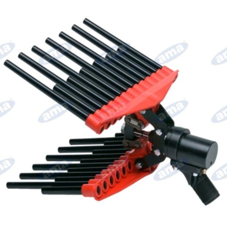 Pneumatische Olivenerntemaschine 2 ausbalancierte Motorradschwader 11/13 Zähne | NewgardenAgri.com