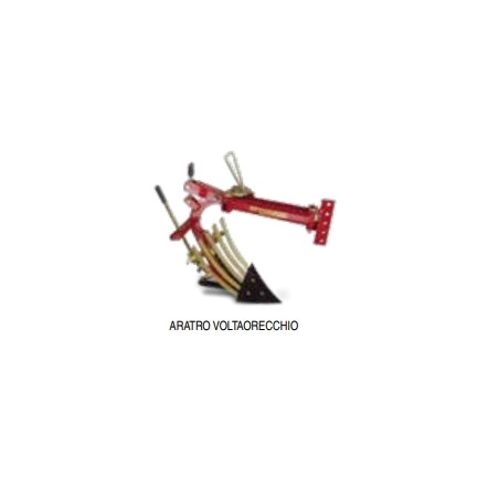 Turner plough with BENASSI MECCANICA attachment for MF225 motor mower | NewgardenAgri.com