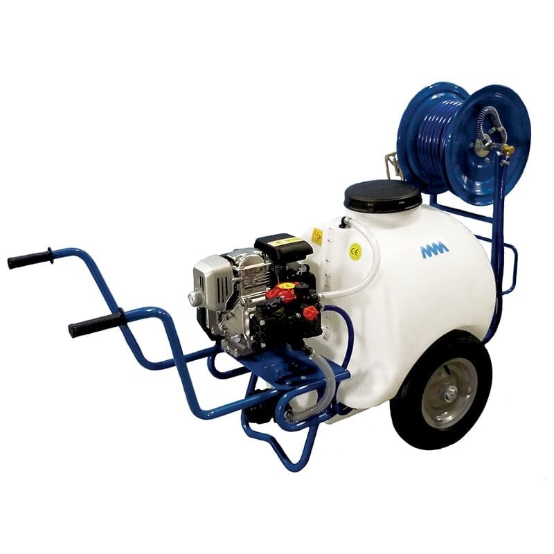 Carrello per irrorazione 120L con gruppo motopompa ANNOVI 4 tempi motore R80V
