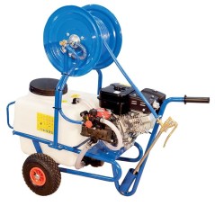 Carrello per irrorazione 50L con gruppo motopompa ANNOVI 4 tempi motore R80V | NewgardenAgri.com