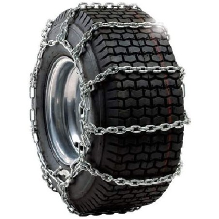 Pair of snow chains for 4.00-10" drive cultivator wheels NIBBI BRIK 3 - BRIK 5 S | NewgardenAgri.com