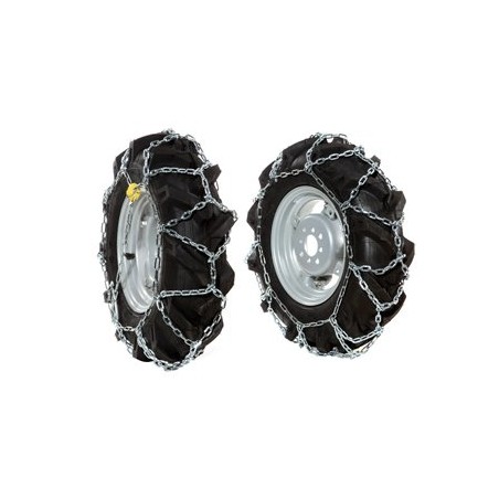 Pair of snow chains for 5.00-10" motor cultivator wheels NIBBI KAM 4 - KAM 7S | NewgardenAgri.com
