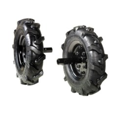 Paar 3.50-8" bereifte Räder für NIBBI Motormäher 118 | NewgardenAgri.com