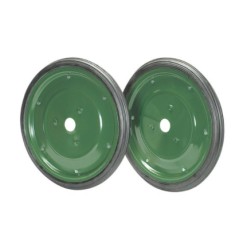 Pair of 420 mm diameter side wheels for rotary cultivator NIBBI 102 - 102S | NewgardenAgri.com