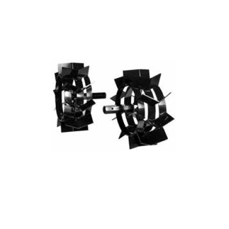 Paar Metallräder Durchmesser 280x50 mm ORIGINAL NIBBI für Schreittraktor 101 | NewgardenAgri.com