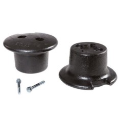 Pair of 15 Kg ballast weights for walking tractor NIBBI BRIK 3 - BRIK 5 S - KAM 4 - KAM 7 | NewgardenAgri.com