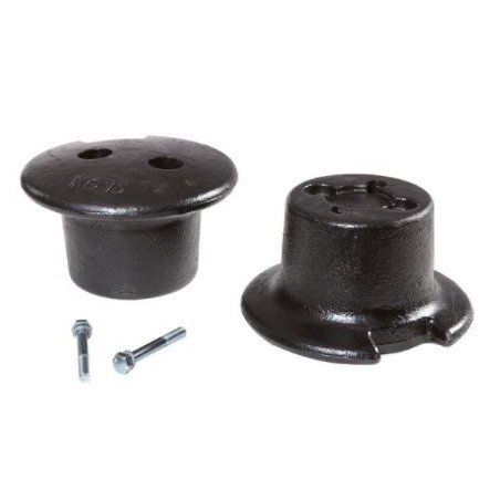 Pair of 15 Kg ballast weights for walking tractor NIBBI BRIK 3 - BRIK 5 S - KAM 4 - KAM 7 | NewgardenAgri.com