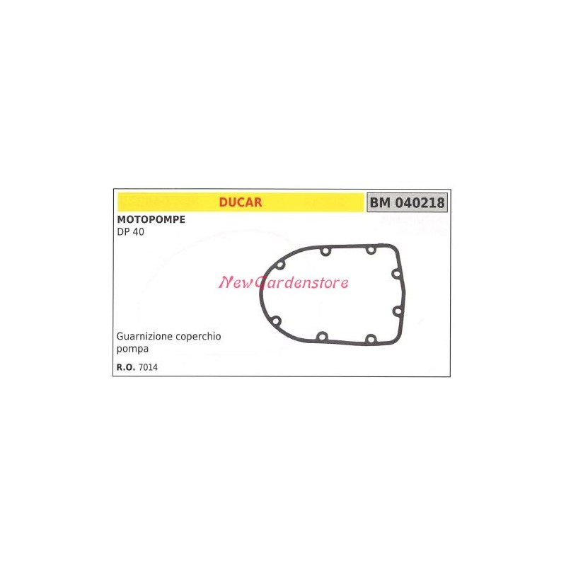 DUCAR motopompe DP 40 joint de couvercle 040218