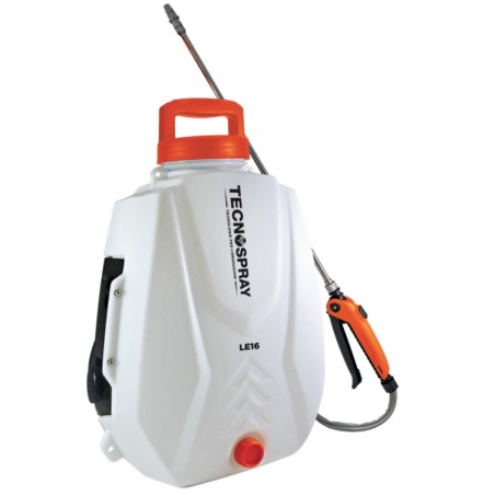 Pulvérisateur TECNOSPRAY LE16 capacité 16L 21 V batterie lithium et chargeur inclus | NewgardenAgri.com