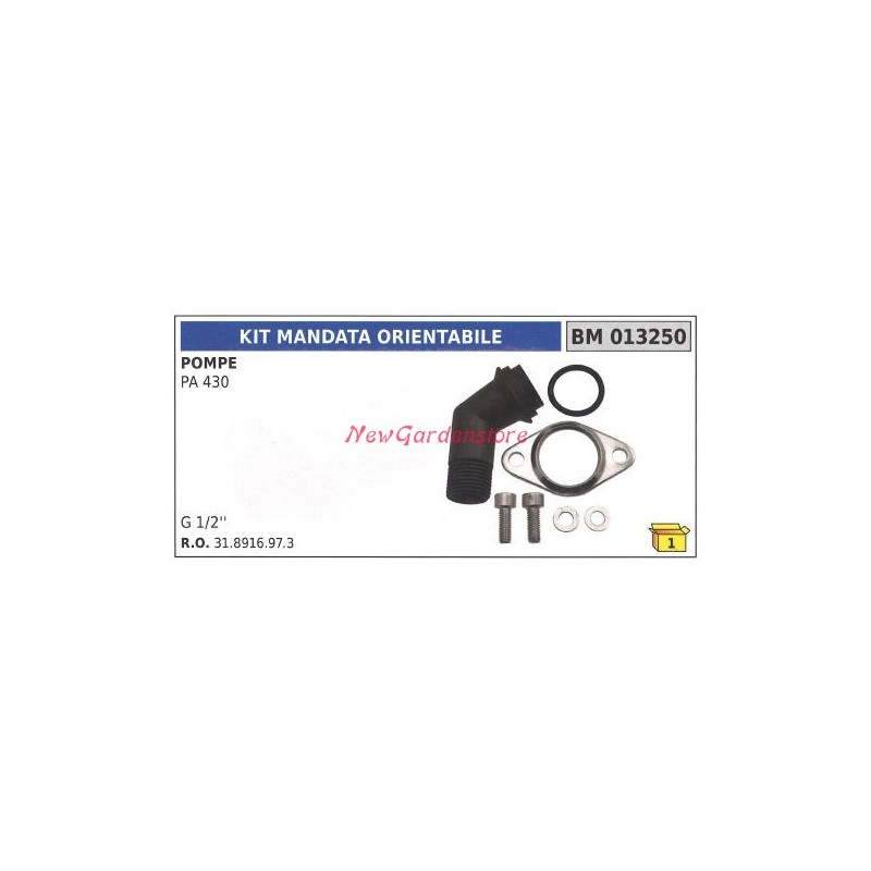 Kit de refoulement réglable UNIVERSAL Bertolini pompe PA 430 013250