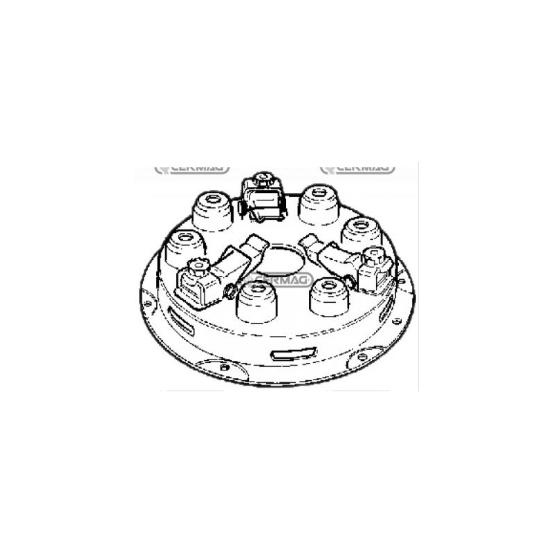 CARRARO single-plate spring-loaded clutch for agricultural tractor 4500 5000 6500 15724