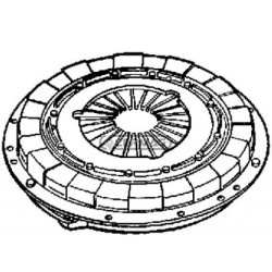 Single-plate clutch with springs for walking tractor 320 BERTOLINI 15330 | NewgardenAgri.com