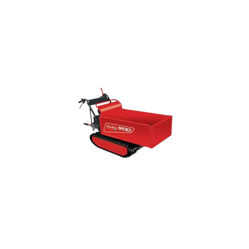 BLUE BIRD CARRIER 500 hand powered wheelbarrow Loncin 4T 196 cc engine 500kg load manual BLUE BIRD CARRIER 500 hand powered wheelbarrow Loncin 4T 196 cc engine 500kg load manual
