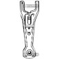 Fork lever for agricultural tractor CARON mini special series 15066