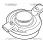 Sleeve with thrust bearing for agricultural tractor tiger 2800 15741