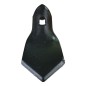 Goosefoot plowshare for flex springs vibrocultivators 70x145x4 mm M10 hole Goosefoot plowshare for flex springs vibrocultivators 70x145x4 mm M10 hole