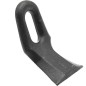 Couteau hachoir en forme de Y - 40 x 99 avec fente 39 x 16 mm Couteau hachoir en forme de Y - 40 x 99 avec fente 39 x 16 mm