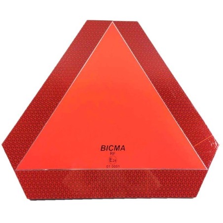 Triangolo in alluminio per veicoli lenti a norma ECE ONU 69-01 | NewgardenAgri.com