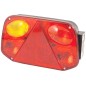 Linkes Rücklicht für Traktor- und Anhängerstoßstange 250 x 149 mm 4 Lichter