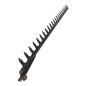 Rack for 12-tooth cutter bar with sheared head, length 1.75 m for Gaspardo FB 940