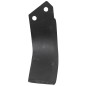 Hacken für Fräse Breviglieri B1 gebogen links 70x6 Loch 12,5 mm