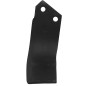 Hacken für Fräse Breviglieri B3-B4 Rechtskurve 80x8 Loch 14,5 mm