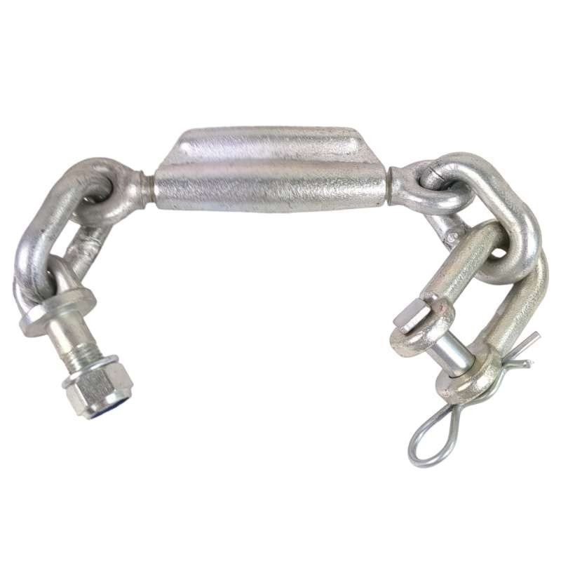 Verstärkte Geschirrkette für New Holland TK-Traktorglieder 1 + 1 L. 450 mm 87724774 Verstärkte Geschirrkette für New Holland TK-Traktorglieder 1 + 1 L. 450 mm 87724774