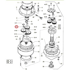 ORIGINAL ACTIVE Pinne Modelle t143 - t152 020806 Nadelgehäuse HK0808B | NewgardenAgri.com
