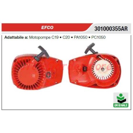 Avviamento EFCO motopompa C19 C20 PA1050 PC1050 301000355BR | NewgardenAgri.com