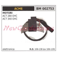 ACME ignition coil for ACT 250 OHC motor cultivator engines ACT 340 OHC 002753 | NewgardenAgri.com