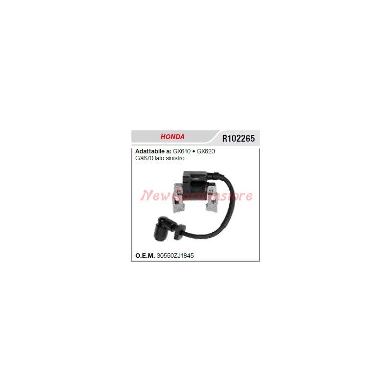Bobine d'allumage HONDA moteur grappin GX610 620 670 côté gauche R102265
