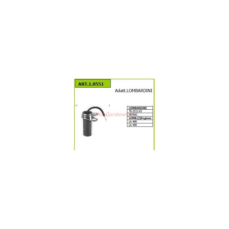 Condensatori LOMBARDINI per motocoltivatore 70.2522.03  1.0551