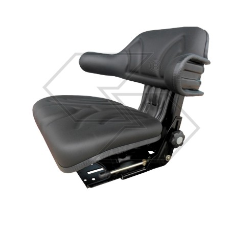 black pvc wrap-around seat for agricultural tractor | NewgardenAgri.com