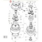 ORIGINAL ACTIVE boîte de vitesse perceuse modèles t143 - t152 020796