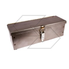 Caja de herramientas rectangular de chapa para tractor cód. A01998 | NewgardenAgri.com