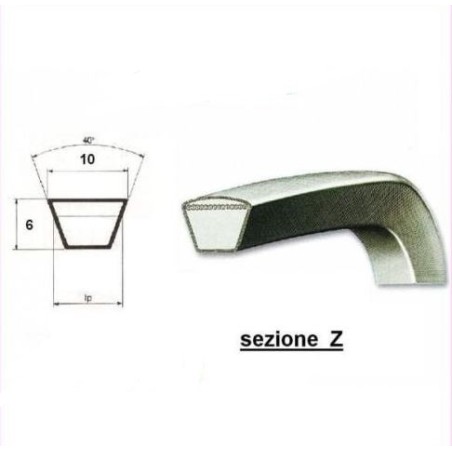 Cinghia trapezoidale trazione retromarcia MOTOZAPPA GGP Z 41 520546 | NewgardenAgri.com
