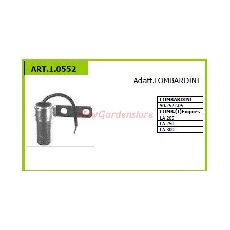 Condensatori LOMBARDINI per motocoltivatore 90.2522.05 1.0552 | NewgardenAgri.com