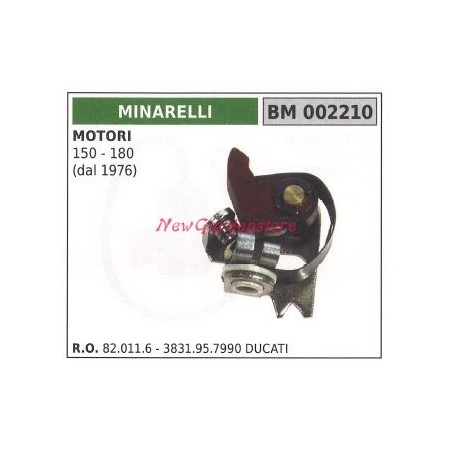 Contact MINARELLI motobineuse 150 180 depuis 1976 002210 | NewgardenAgri.com