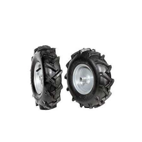 Par de ruedas con neumáticos 3.50-6" DF para segadora NIBBI FC 110 | NewgardenAgri.com