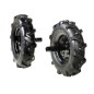Paar 3.50-8" bereifte Räder für NIBBI 104 S - 105 S - 106 Traktor