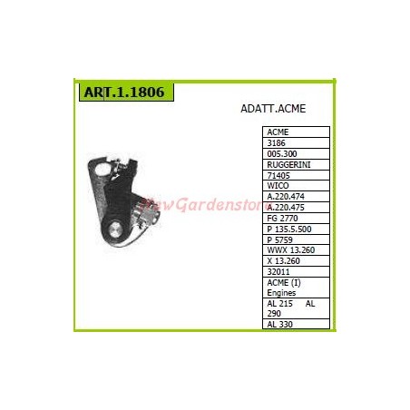 ACME contact pairs for walking tractor 3186 005.300 1.1806 | NewgardenAgri.com