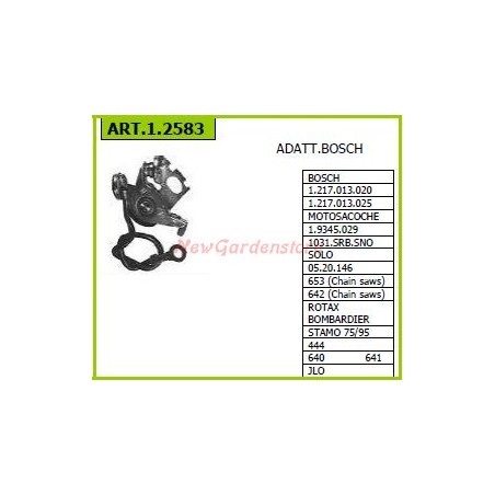 BOSCH contact pair for walking tractor 1.217.013.020 1.2583 | NewgardenAgri.com
