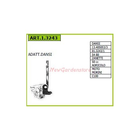 DANSI contact pairs for walking tractor 13.405053/3 1.3243 | NewgardenAgri.com