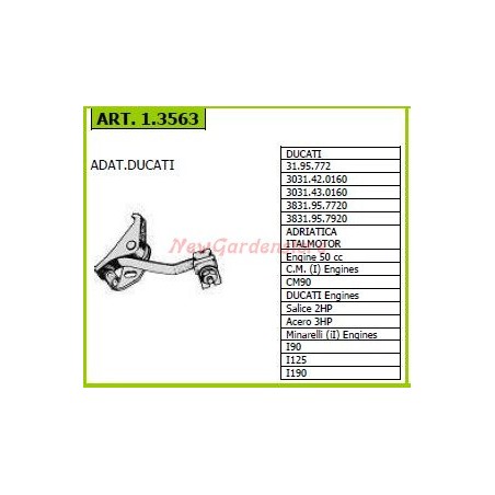 Coppie contatti DUCATI per motocoltivatore 31.95.772 1.3563 | NewgardenAgri.com