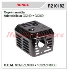 Coprimarmitta silenziatore HONDA motocoltivatore GX 140 160 R210182 | NewgardenAgri.com