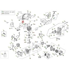 Joint d'échappement de débroussailleuse ORIGINAL ACTIVE 6.5 tarière t152 023955 | NewgardenAgri.com