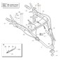 Leva comando trinciasarmenti WB65HR11 ORIGINALE OLEOMAC NIBBI BERTOLINI 68240055R